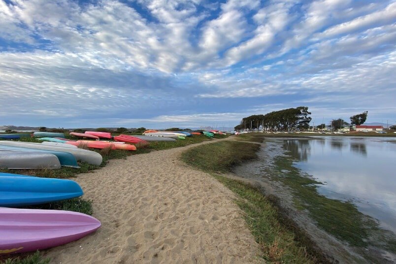Kayaks on the Estuary, Los Osos