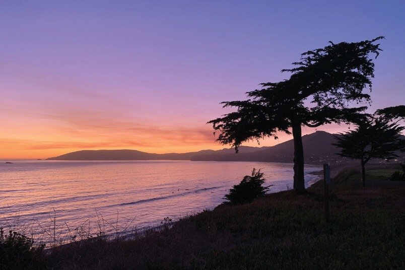 Lavender Dusk, Shell Beach