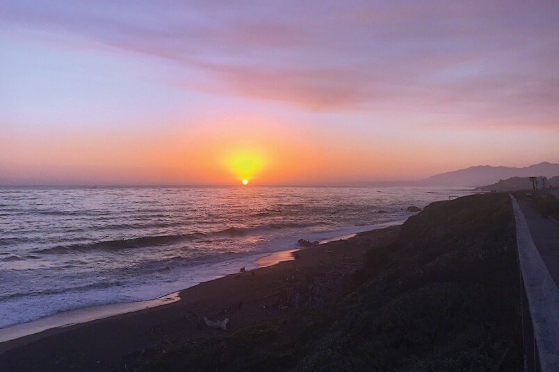 Moonstone Beach Sunset, Cambria