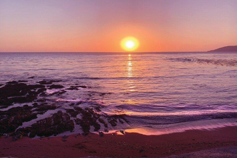 Violet Waves, San Simeon Beach
